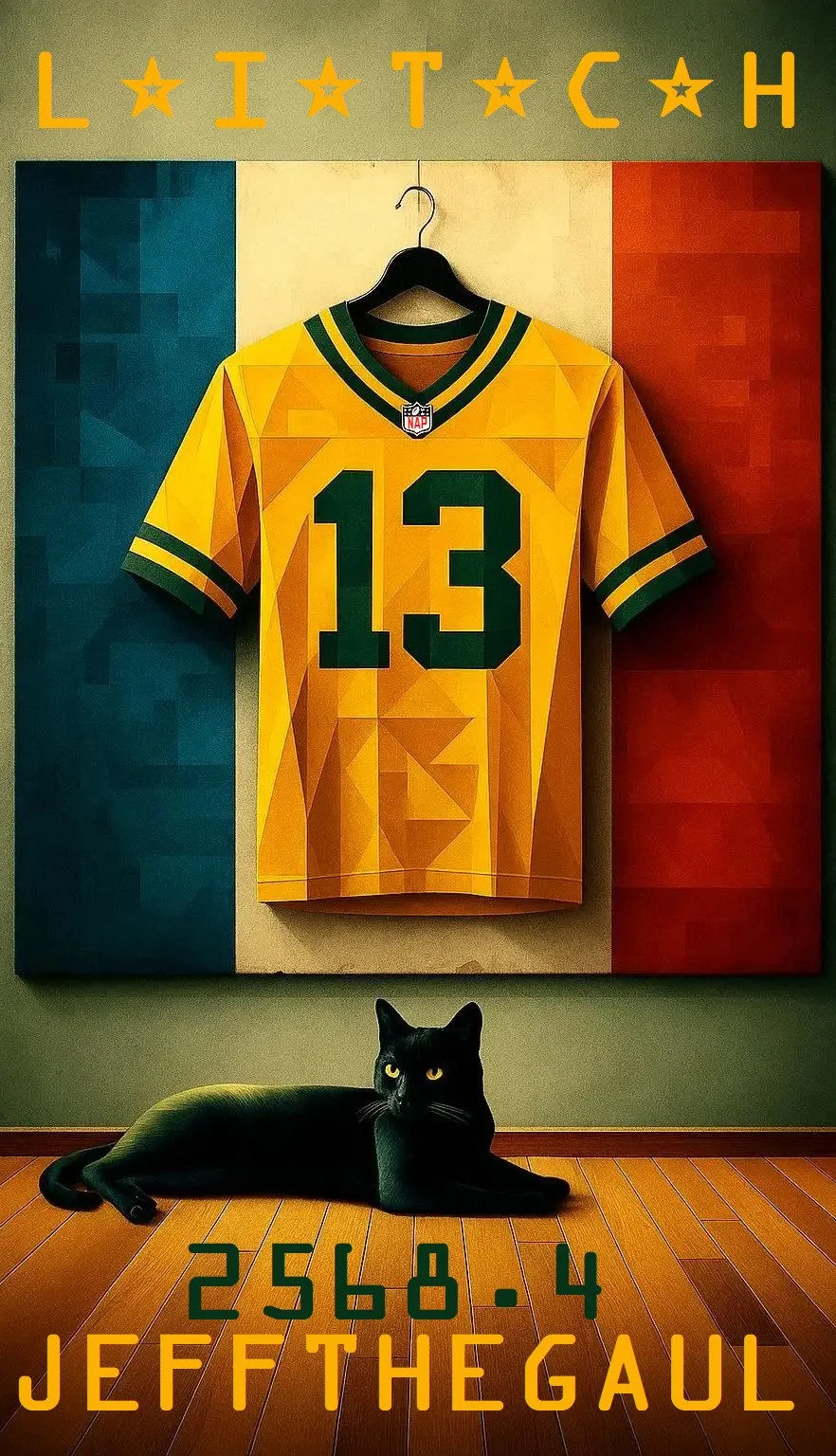 A trading card featuring the week 13 tournament leader for #NAPKIN25